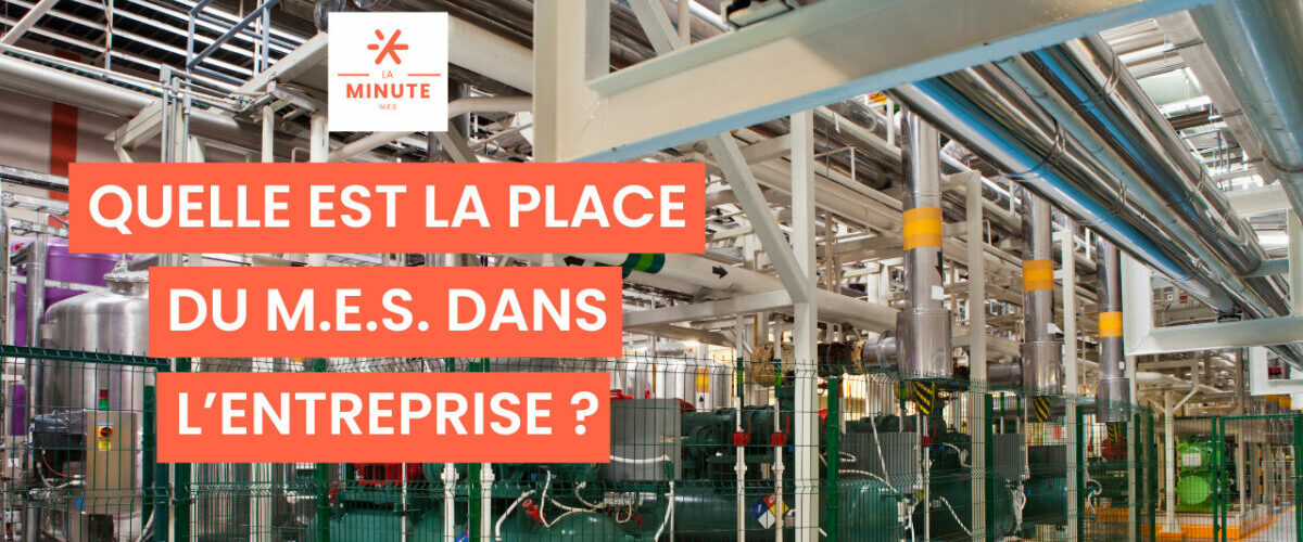 Quelle est la place du M.E.S. dans l’entreprise